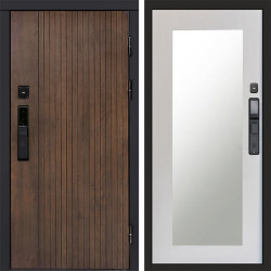 Входная дверь Termo-Door Смарт Твист Ультра - Зеркало Триумф лиственница