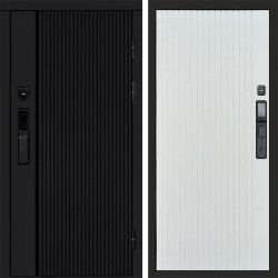 Входная дверь Termo-Door Смарт Урбан Black - Flat Белый софт