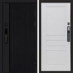 Входная дверь Termo-Door Смарт Урбан Black - Классика белый матовый