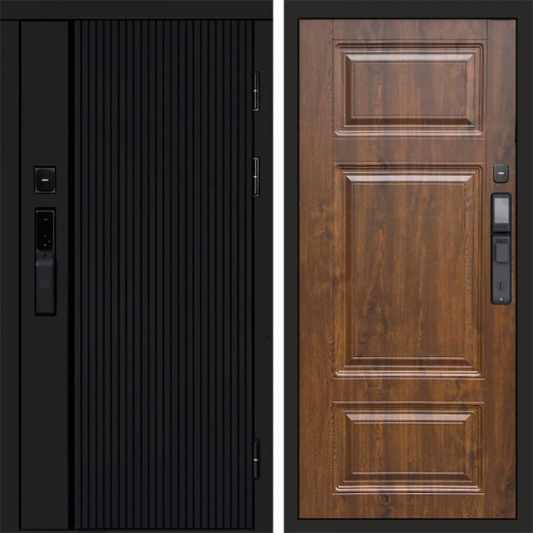 Входная дверь Termo-Door Смарт Урбан Black - Лион Дуб