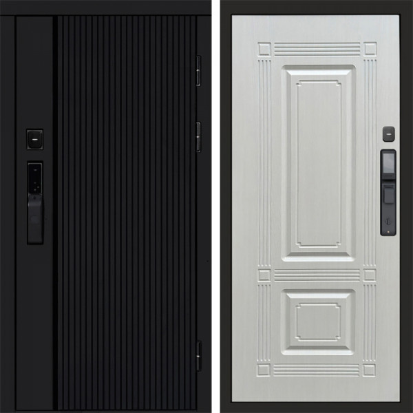 Входная дверь Termo-Door Смарт Урбан Black - Мадрид Лиственница