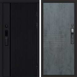 Входная дверь Termo-Door Смарт Урбан Black - Мастино Бетон темный