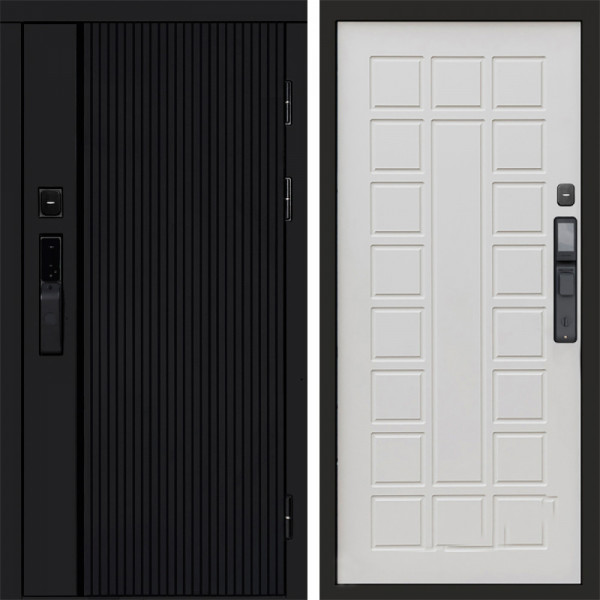 Входная дверь Termo-Door Смарт Урбан Black - Престиж бежевый матовый