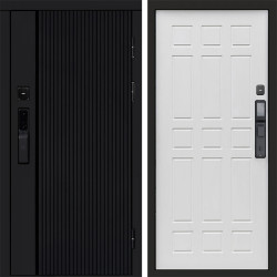 Входная дверь Termo-Door Смарт Урбан Black - Спарта белое дерево