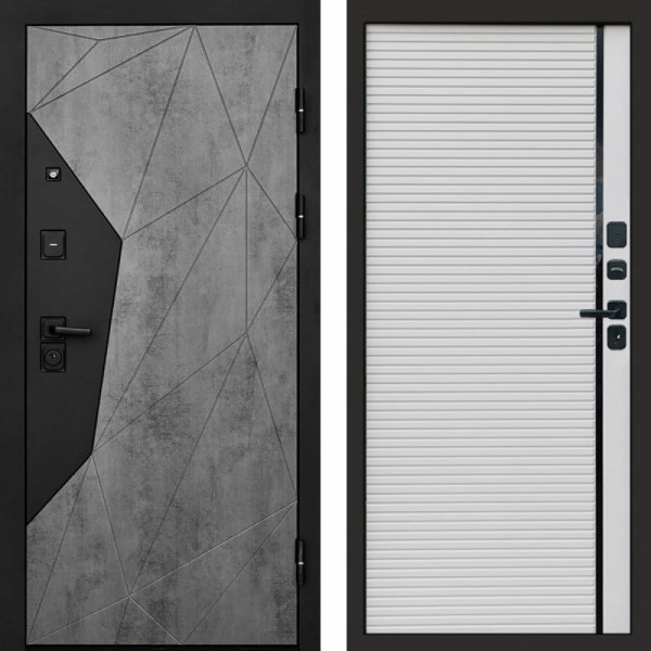 Входная дверь Termo-Door Авангард Бетон - Porte white