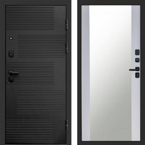 Входная дверь Termo-Door Фаворит - Зеркало белый софт