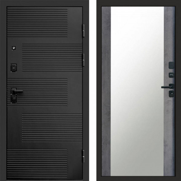 Входная дверь Termo-Door Фаворит - Зеркало бетон темный