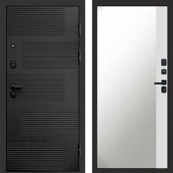 Входная дверь Termo-Door Фаворит - Зеркало Фацет Белый софт