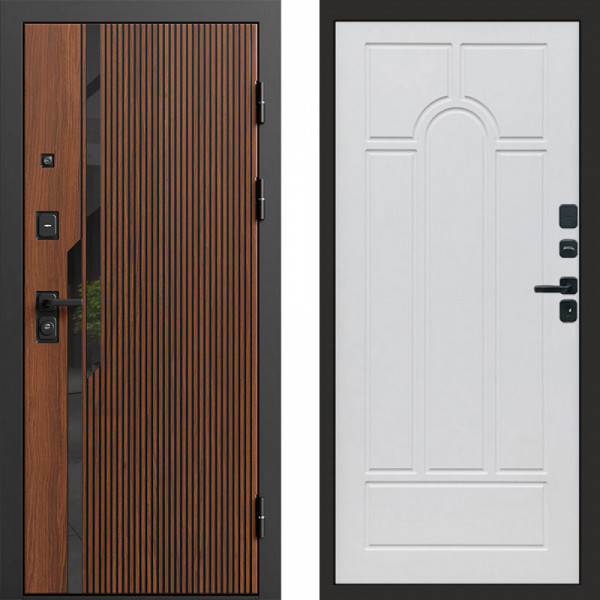 Входная дверь Termo-Door Флекс - Арка белое дерево
