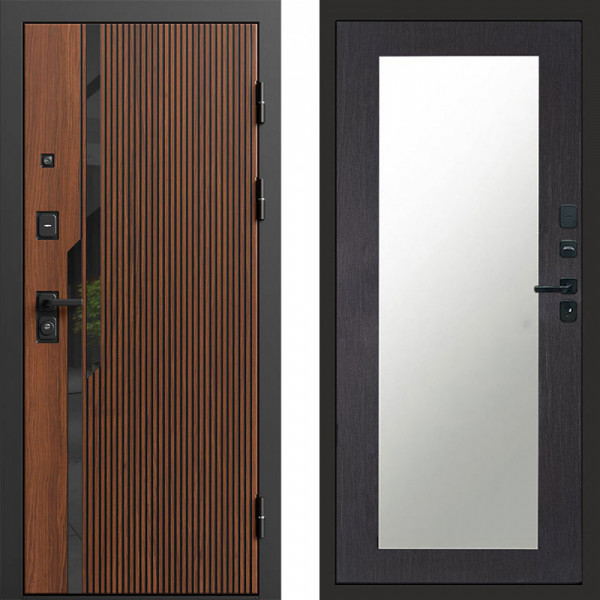 Входная дверь Termo-Door Флекс - Зеркало Триумф венге