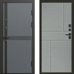 Входная дверь Termo-Door Граунд Грей - Горизонт Grey софт