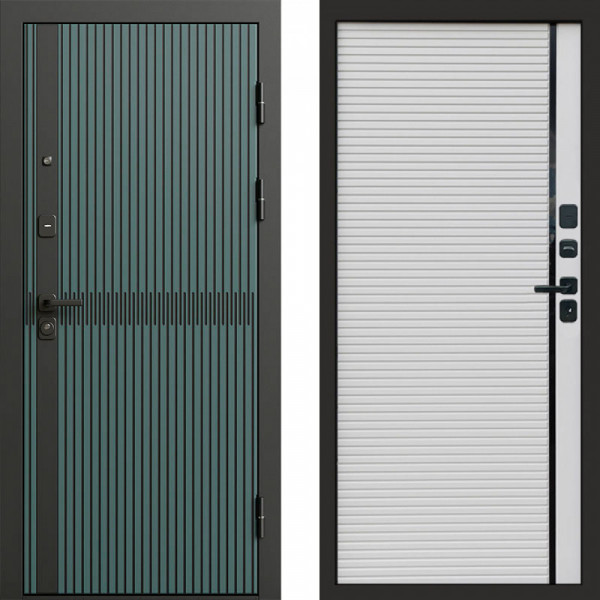 Входная дверь Termo-Door Граунд velutto verde - Porte white