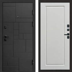 Входная дверь Termo-Door Квадро - Гранд Белый софт