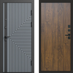 Входная дверь Termo-Door Квантум Грей - Flat Дуб