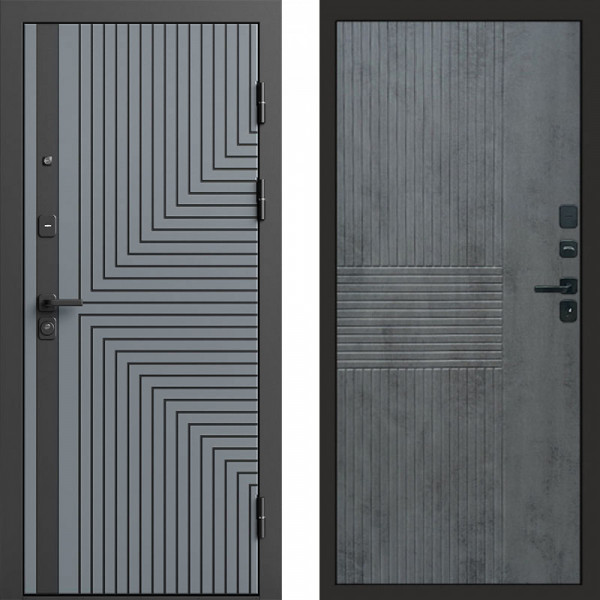 Входная дверь Termo-Door Квантум Грей - Мастино Бетон темный