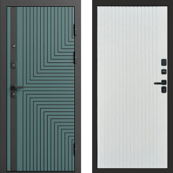 Входная дверь Termo-Door Квантум velutto verde - Flat Белый софт