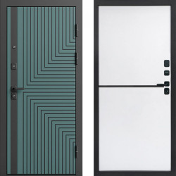 Входная дверь Termo-Door Квантум velutto verde - Нео White