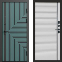 Входная дверь Termo-Door Квантум velutto verde - Porte white