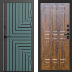 Входная дверь Termo-Door Квантум velutto verde - Спарта дуб