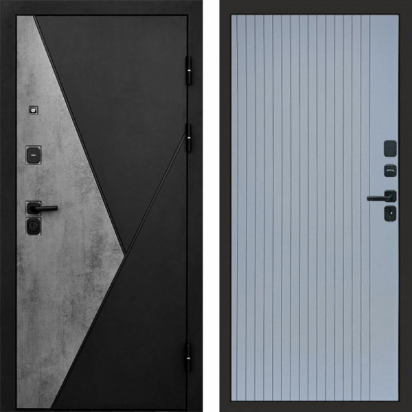 Входная дверь Termo-Door Матрикс Бетон - Flat Grey софт