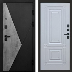 Входная дверь Termo-Door Матрикс Бетон - Мадрид Белый софт