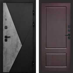 Входная дверь Termo-Door Матрикс Бетон - Марсель Шоколад