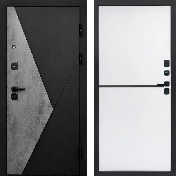 Входная дверь Termo-Door Матрикс Бетон - Нео White