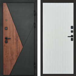 Входная дверь Termo-Door Матрикс Дуб - Flat Белый софт