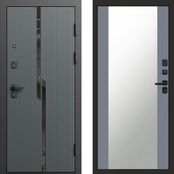 Входная дверь Termo-Door Прайм - Зеркало Grey Софт