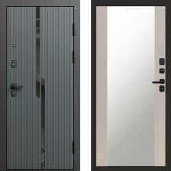 Входная дверь Termo-Door Прайм - Зеркало Слоновая кость