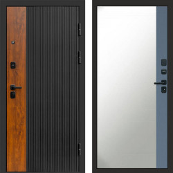 Входная дверь Termo-Door Престиж - Зеркало Фацет Grey софт