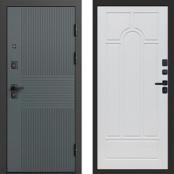 Входная дверь Termo-Door Селект - Арка белое дерево