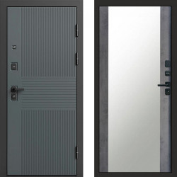Входная дверь Termo-Door Селект - Зеркало бетон темный