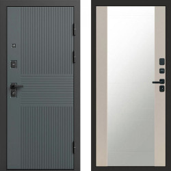 Входная дверь Termo-Door Селект - Зеркало Слоновая кость