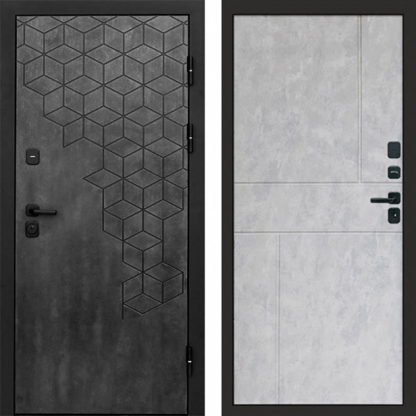 Входная дверь Termo-Door Спейс Бетон Патина - Горизонт бетон светлый