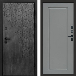 Входная дверь Termo-Door Спейс Бетон Патина - Гранд Grey софт