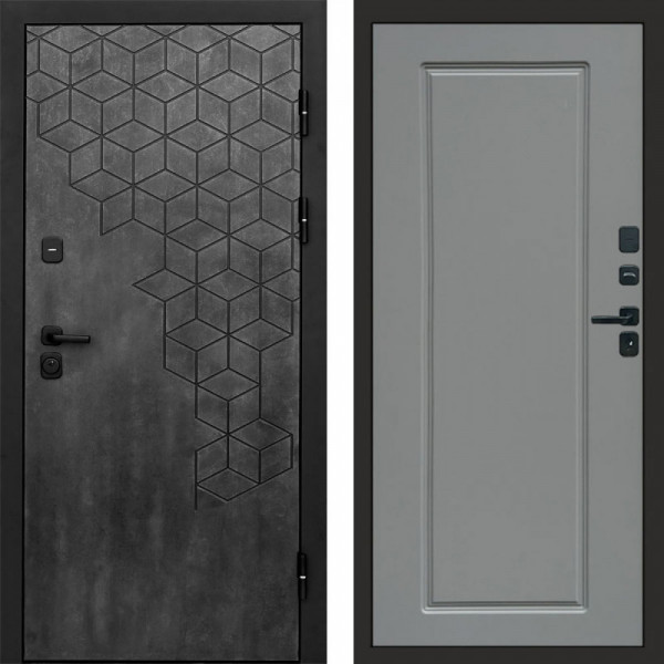 Входная дверь Termo-Door Спейс Бетон Патина - Гранд Grey софт