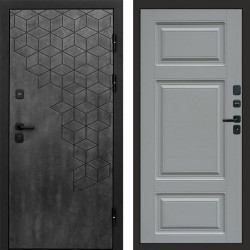 Входная дверь Termo-Door Спейс Бетон Патина - Лион Grey софт