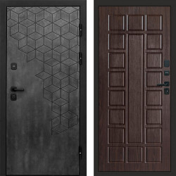 Входная дверь Termo-Door Спейс Бетон Патина - Престиж венге