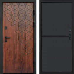 Входная дверь Termo-Door Спейс Дуб Патина - Нео Графит