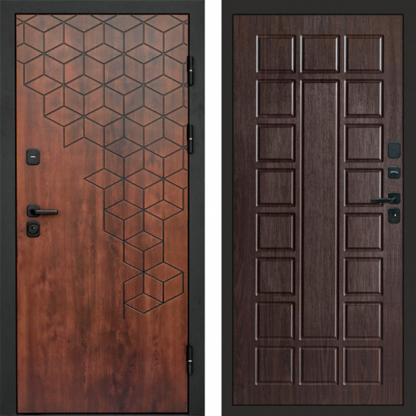 Входная дверь Termo-Door Спейс Дуб Патина - Престиж венге
