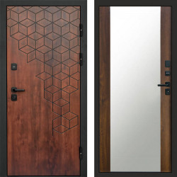 Входная дверь Termo-Door Спейс Дуб Патина - Зеркало дуб