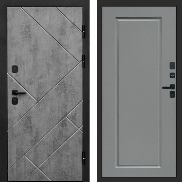 Входная дверь Termo-Door Стоун Бетон - Гранд Grey софт