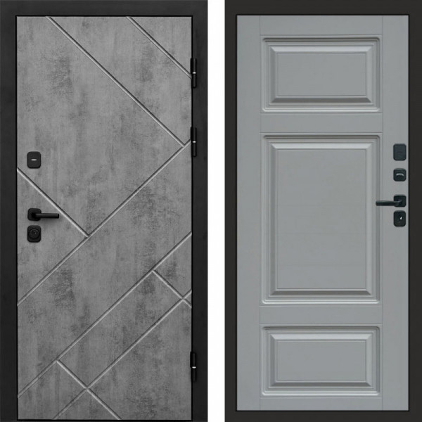 Входная дверь Termo-Door Стоун Бетон - Лион Grey софт