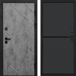 Входная дверь Termo-Door Стоун Бетон - Нео Графит