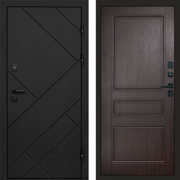 Входная дверь Termo-Door Стоун Блэк - Классика венге