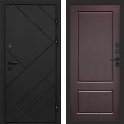 Входная дверь Termo-Door Стоун Блэк - Марсель Шоколад