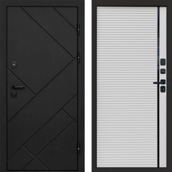 Входная дверь Termo-Door Стоун Блэк - Porte white