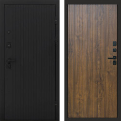 Входная дверь Termo-Door Твист Блэк - Flat Дуб