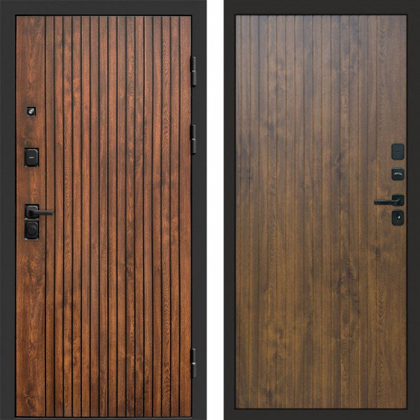 Входная дверь Termo-Door Твист Дуб Патина - Flat Дуб